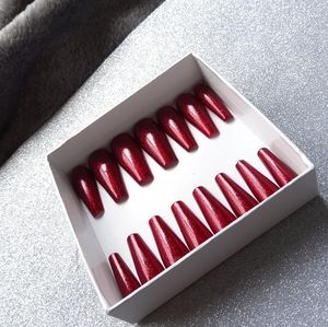 NOVA NAILS | "FERRARI" LONG COFFIN